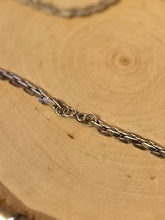 Load image into Gallery viewer, Vintage Sterling Silver Boston Link Chain Necklace Men’s Unisex 17.75”
