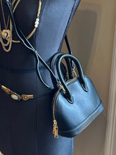 Load image into Gallery viewer, Mini Black Top Handle or Crossbody Bag
