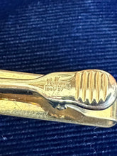 Load image into Gallery viewer, Vintage 12K Gold Filled &amp; Diamond NY Telephone Bell System Tie Clip 25 Years Srv
