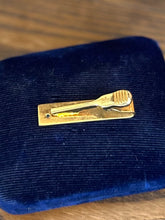 Load image into Gallery viewer, Vintage 12K Gold Filled &amp; Diamond NY Telephone Bell System Tie Clip 25 Years Srv
