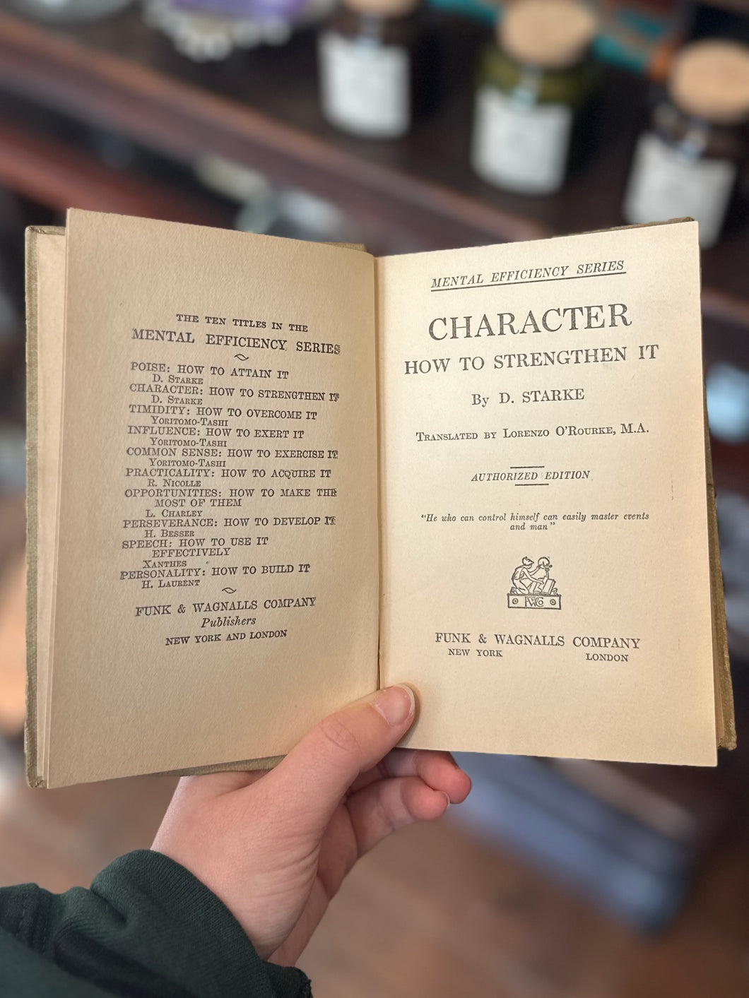 You Pick! Antique 1915 Hardcover Book from Mental Efficiency Series | Character, Common Sense, Poise, Practicality, Personality, & More