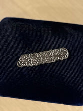 Load image into Gallery viewer, Antique Victorian Art Nouveau P&amp;P Sterling Silver Scroll Design Folding Button Hook Monogrammed Engraved Initials BR
