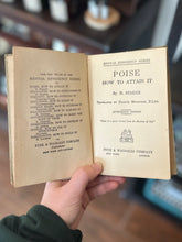 Load image into Gallery viewer, You Pick! Antique 1915 Hardcover Book from Mental Efficiency Series | Character, Common Sense, Poise, Practicality, Personality, &amp; More
