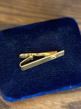 Load image into Gallery viewer, Vintage 12K Gold Filled &amp; Diamond NY Telephone Bell System Tie Clip 25 Years Srv
