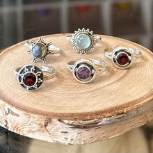 Load image into Gallery viewer, Sterling Silver Gemstone Rings
