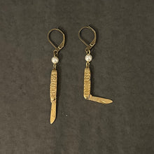 Load image into Gallery viewer, Handmade Pocket Knife Earrings
