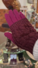 Load and play video in Gallery viewer, Knitted Sleeve Gloves
